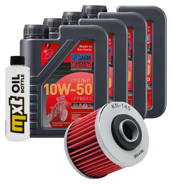 Inspektionspaket 4L 10W-50 + Ölfilter für Yamaha MT-03 660 ccm Bj. 2013 - 2014