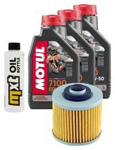 Pacote de Inspeção 3L 10W-50 + Filtro de Óleo para Yamaha SZR 660 ccm Ano. 1995