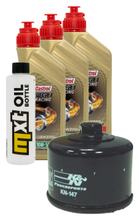 Pacote de Inspeção 3L 10W-50 + Filtro de Óleo para Yamaha YFM R 660 ccm Ano. 2004 - 2005