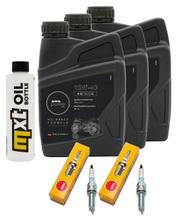 Pacchetto di ispezione 3L 10W-40 + filtro olio + 2x candela per Yamaha MT-07 700 ccm Anno 2020