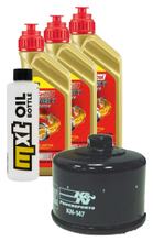 Pacchetto di ispezione 3L 5W-40+filtro olio per Yamaha YFM Kodiak 700 ccm Anno 2016 - 2017