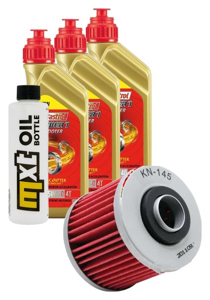 Pacchetto di ispezione 3L 5W-40+filtro olio per Yamaha YFM R 700 ccm Anno 2006 - 2017