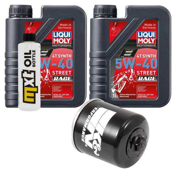 Paquet d'inspection 2L 5W-40 + filtre à huile pour Yamaha YFM R 700 ccm Année 2020 - 2021