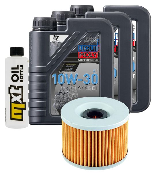 Inspektionspaket 3L 10W-30 + Ölfilter für Yamaha FZ Genesis A 750 ccm Bj. 1990