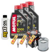 Inspection package 3L 10W-40 + oil filter + 3x spark plug for Yamaha MT-09 850 ccm Year 2013