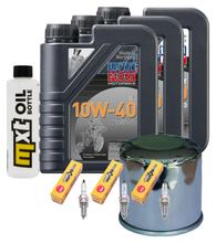 Kit d'inspection 3L 10W-40 + filtre à huile + 3x bougie d'allumage pour Yamaha MT-09 850 ccm Année 2013