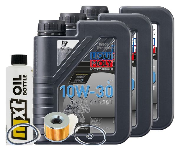Inspektionspaket 3L 10W-30 + Ölfilter für Yamaha FZR Exup R 1000 ccm Bj. 1987 - 1988