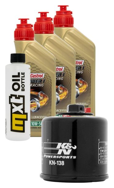 Inspektionspaket 3L 10W-50 + Ölfilter für Aprilia Tuareg E5 660 ccm Bj. 2022