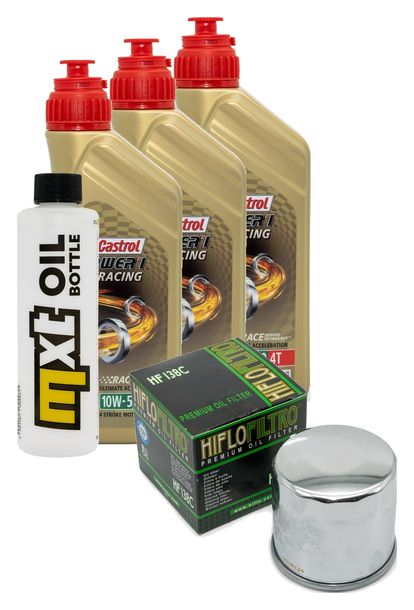 Inspektionspaket 3L 10W-50 + Ölfilter für Aprilia Tuareg E5 660 ccm Bj. 2022