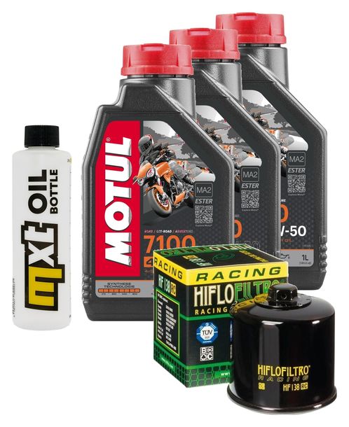 Inspektionspaket 3L 10W-50 + Ölfilter für Aprilia Tuono ABS 660 ccm Bj. 2022
