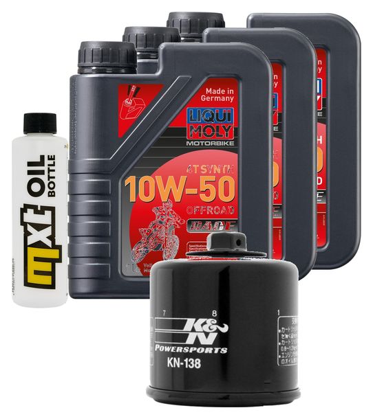 Inspektionspaket 3L 10W-50 + Ölfilter für Aprilia Tuono ABS 660 ccm Bj. 2022