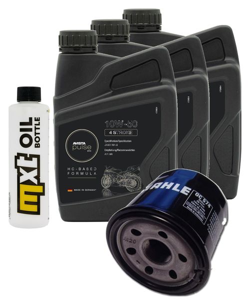 Inspektionspaket 3L 10W-50 + Ölfilter für Aprilia Tuono ABS 660 ccm Bj. 2022