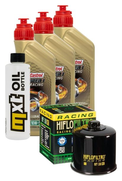 Inspektionspaket 3L 10W-50 + Ölfilter für Aprilia Tuono ABS 660 ccm Bj. 2022