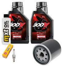 Paquete de inspección 2L 5W-40 + filtro de aceite + 1x bujía para Piaggio Liberty Iget Euro4 125 ccm Año 2021