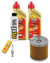Inspection package 2L 5W-40 + oil filter + 1x spark plug for Piaggio BV 4V 400 ccm Year 2021