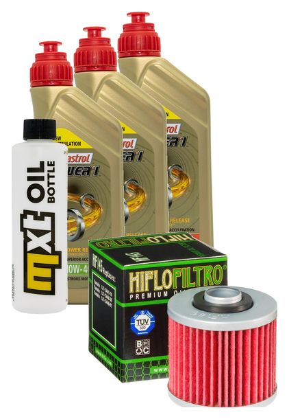 Pacchetto di ispezione 3L 10W-40+filtro olio per Yamaha SR 400 ccm Anno 2017 - 2018