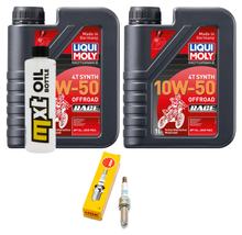 Kit d'inspection 2L 10W-50 + filtre à huile + 1x bougie pour BMW G R GS 310 ccm Année 2022 - 2023
