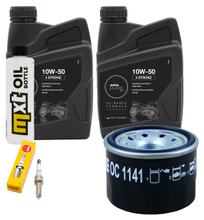 Kit d'inspection 2L 10W-50 + filtre à huile + 1x bougie pour BMW G R GS 310 ccm Année 2022 - 2023