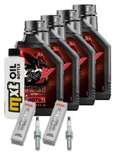 Paquete de inspección 4L 5W-40 + filtro de aceite + 2 bujías para BMW R GS 1250 ccm Año 2022