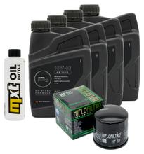 Inspectiepakket 4L 10W-50 + oliefilter voor Ducati Pantah Desert X Multistrada 600 - 950 ccm Bouwjaar 1983 - 2022