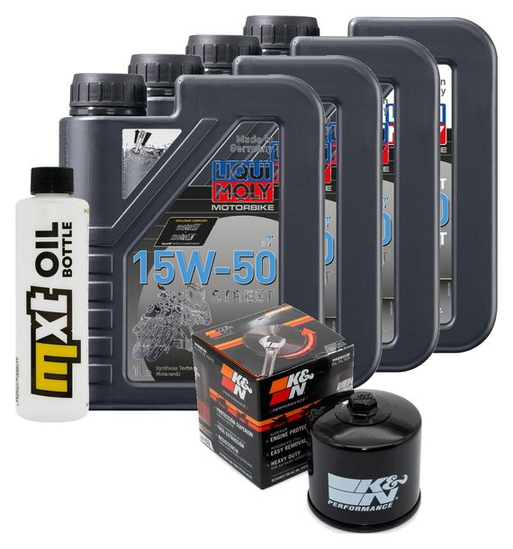 Pacchetto di ispezione 4L 15W-50+filtro olio per Ducati Panigale V2 955 ccm Anno 2022