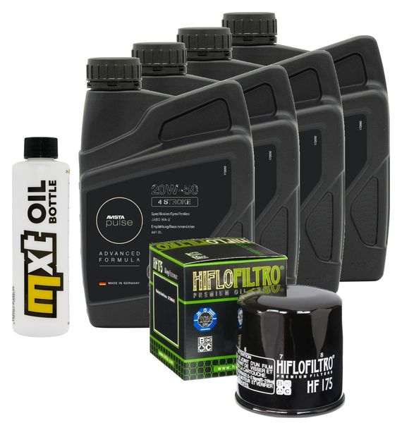 Inspektionspaket 4L 20W-50 + Ölfilter für Harley Davidson Street Rod 750 ccm Bj. 2019 - 2020
