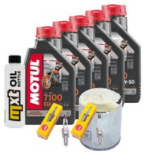 Pacote de Inspeção 5L 20W-50 + Filtro de Óleo + 2x Vela de Ignição para Harley Davidson FLFBS 1868 Softail Fat Boy 1900 ccm Ano. 2021