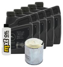 Pacote de Inspeção 5L 20W-50 + Filtro de Óleo + 2x Vela de Ignição para Harley Davidson FLFBS 1868 Softail Fat Boy 1900 ccm Ano. 2022