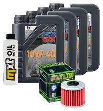Inspektionspaket 4L 10W-40 + Ölfilter für Honda NC X S CMX A Rebel 750 / 1100 ccm Bj. 2022