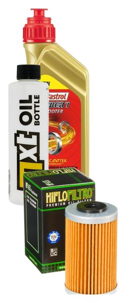 1L 5W-40 inspection package+ oil filter for Husaberg FS 450 ccm Year 2004 - 2008