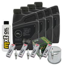 Pacchetto di ispezione 4L 10W-40 + filtro olio + 4x candela per Suzuki GSX-R 1000 ccm Anno 2022