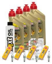 Inspection package 4L 10W-40 + oil filter + 4x spark plug for Yamaha YZF-R1 1000 ccm Year 2022