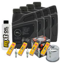 Inspektionspaket 4L 10W-40 + Ölfilter + 4x Zündkerze für Yamaha YZF-R1 1000 ccm Bj. 2022