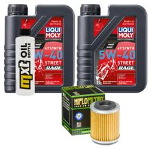 Inspektionspaket 2L 5W-40 + Ölfilter für Yamaha YFM Timberwolf 250 ccm Bj. 1995 - 1999