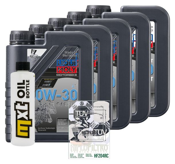 Pacchetto di ispezione 5L 10W-30 + filtro olio per Honda CRF A Africa Twin 1100 ccm Anno 2022