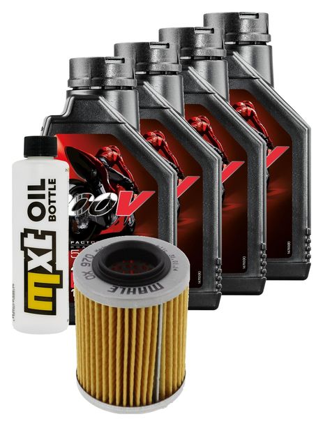Inspektionspaket 4L 5W-40 + Ölfilter für Bombardier - Can-am Ryker 900 ccm Bj. 2022