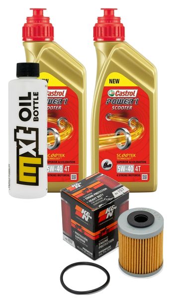 Inspektionspaket 2L 5W-40 + Ölfilter für KTM MXC 400 / 450 ccm Bj. 2000 - 2005