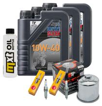 Kit d'inspection 3L 10W-40 + filtre à huile + 2 bougies pour Yamaha Tenere 700 ccm Année 2023