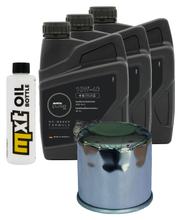 Kit d'inspection 3L 10W-40 + filtre à huile + 2 bougies pour Yamaha Tenere 700 ccm Année 2023