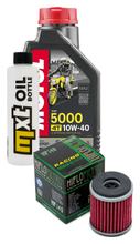 Paquet d'inspection 1L 10W-40+filtre à huile pour Yamaha MT- ABS 125 ccm Année 2023