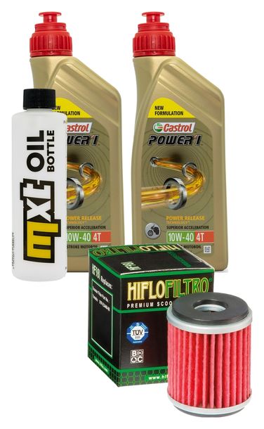 Paquete de inspección 2L 10W-40 y filtro de aceite para Yamaha MWD Tricity 300 ccm Año 2023