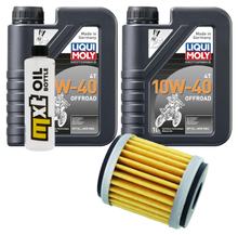 Paquet d'inspection 2L 10W-40+filtre à huile pour Yamaha MWD Tricity 300 ccm Année 2023