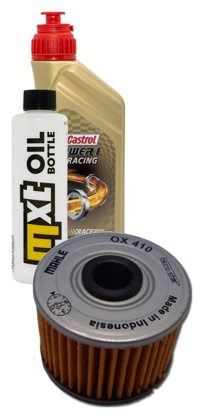 Inspektionspaket 1L 10W-50 + Ölfilter für Kawasaki Ninja Z 125 ccm Bj. 2023