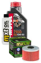 Paquet d'inspection 1L 10W-50+filtre à huile pour Kawasaki Ninja Z 125 ccm Année 2023