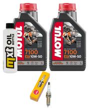 Paquete de inspección 2L 10W-50 + filtro de aceite + 1x bujía para KTM RC Duke 125 / 390 ccm Año 2023