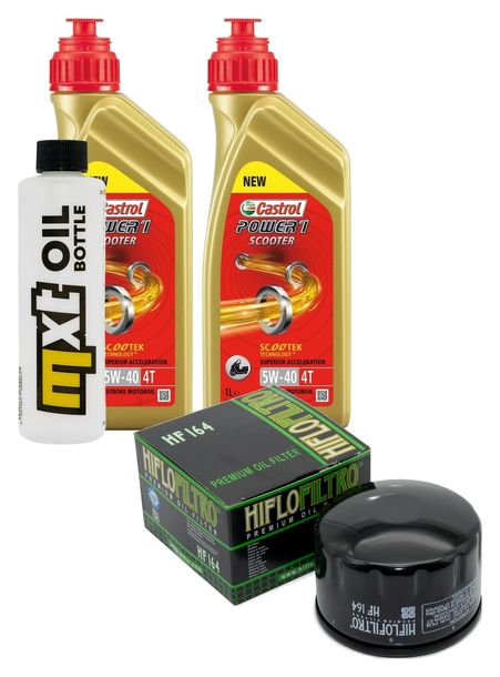 Paquete de inspección 2L 5W-40 + filtro de aceite para BMW C X ABS 400 ccm Año 2023