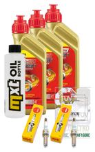 Paquete de inspección 3L 5W-40 + filtro de aceite + 2 bujías para BMW F R 900 ccm Año 2023