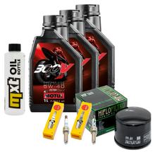 Pacchetto di ispezione 3L 5W-40 + filtro olio + 2x candela per BMW F R 900 ccm Anno 2023