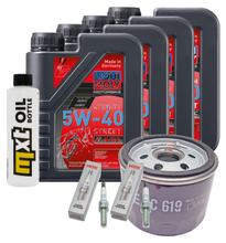 Paquete de inspección 4L 5W-40 + filtro de aceite + 2 bujías para BMW R GS 1250 ccm Año 2023