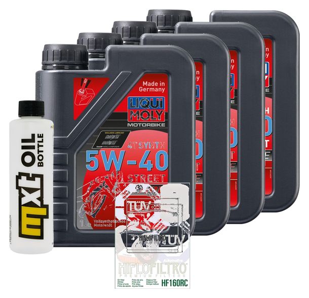 Pacchetto di ispezione 4L 5W-40+filtro olio per BMW R 1250 ccm Anno 2023